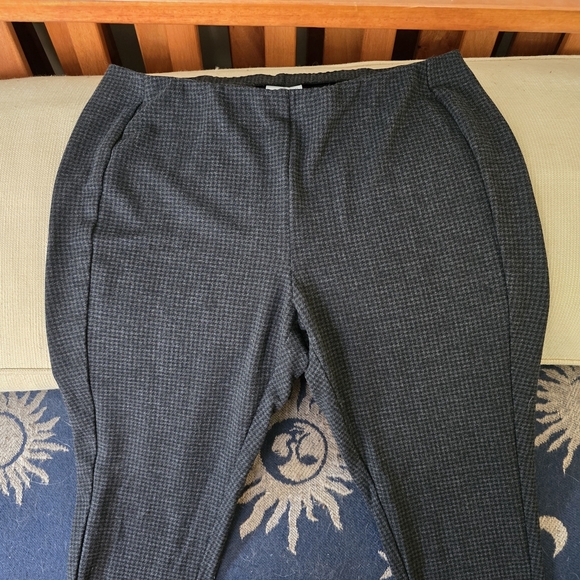 Jjill Black Ponte Checkered Leggins - Picture 5 of 5